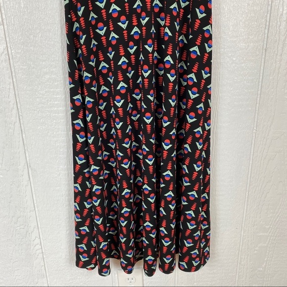NEW LuLaRoe Geometric Print Maxi Skirt XXS - Picture 4 of 12